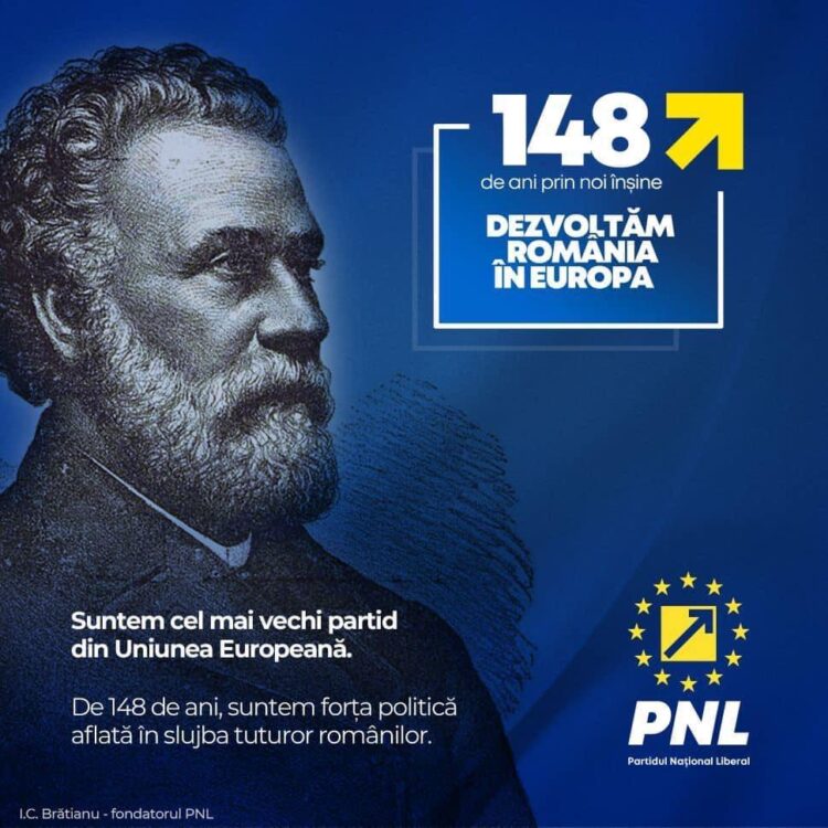 Partidul Național Liberal sărbătorește astăzi 148 de ani de liberalism