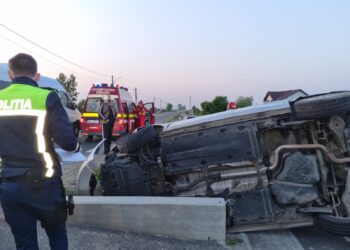 Accident rutier în Comișani
