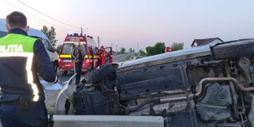 Accident rutier în Comișani