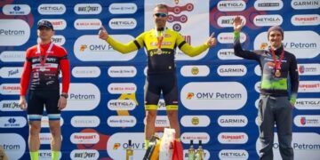 George Dragoș Dedu, pe podium la competiția de ciclism “MARVIN 2023”