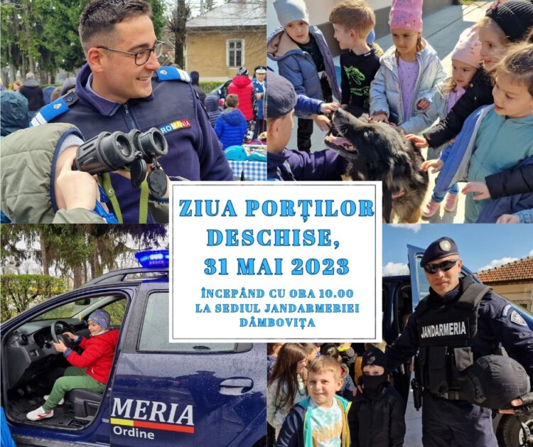 Jandarmeria Dâmbovița – “Ziua Porților Deschise” – 31 mai 2023