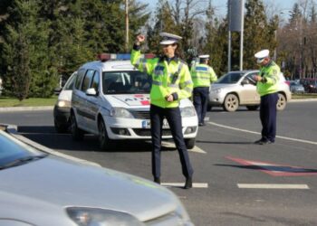 Acțiuni ale polițiștilor rutieri