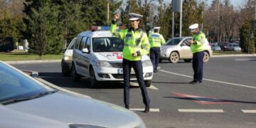 Acțiuni ale polițiștilor rutieri