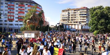 Parada de 1 iunie la Târgoviște, de Ziua Copilului