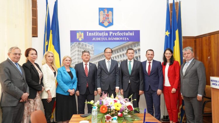 Vizită în județul Dâmbovița a Ambasadorului Germaniei, Dr. Peer Gebauer