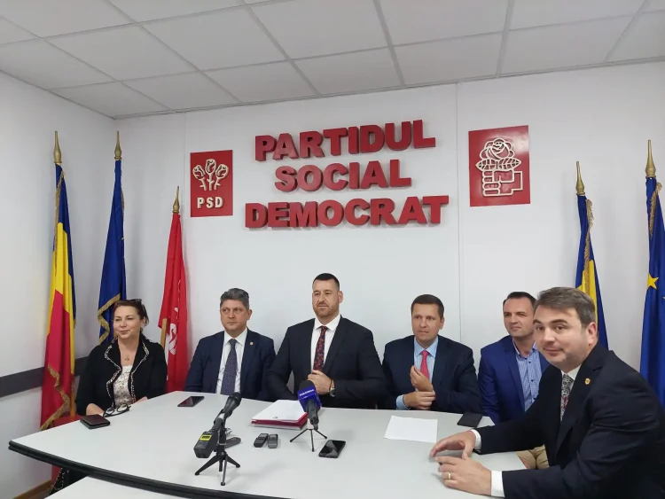 Gabriel Purcaru, la prima conferință de presă după instalarea în conducerea PSD Moreni