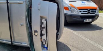 Accident rutier produs în comuna Sotânga, sat Teiș
