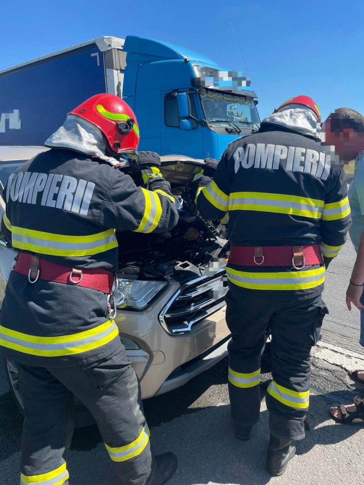 Accident rutier produs pe A1, km 72