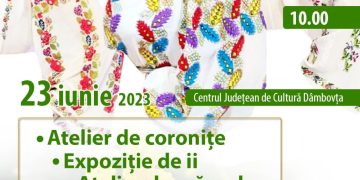 Centrul Județean de Cultură Dâmbovița  organizează, pe data de 23 iunie Ziua Universală a Iei, sau „cămașa cu altiță”