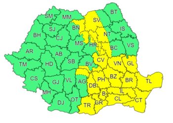 ANM anunță perioade cu instabilitate atmosferică
