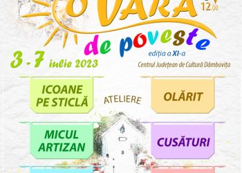 În perioada 3-7 iulie, Centrul Județean de Cultură Dâmbovița organizează cea de-a XI-a ediție a Taberei de Creație „O vară de poveste”.