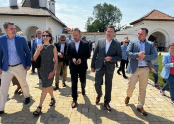 VIDEO/FOTO- Ambasadorul Greciei în România- vizită la  Palatul de la Potlogi