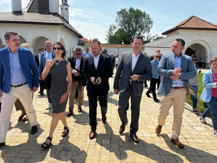 VIDEO/FOTO- Ambasadorul Greciei în România- vizită la  Palatul de la Potlogi