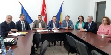 Alexandru Iorga, candidatul PSD la funcția de primar al orașului Găești, susținut la prima sa conferință de presă echipa de conducere a PSD Dâmbovița!