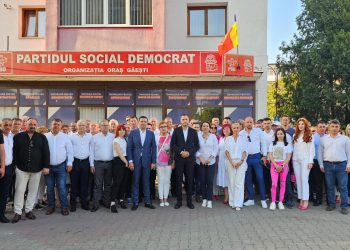 Conducerea PSD Dâmbovița, alături de locuitorii orașului Găești