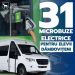 Consiliul Județean Dâmbovița va achiziționa 31 de microbuze electrice noi pentru transportul elevilor navetiști!
