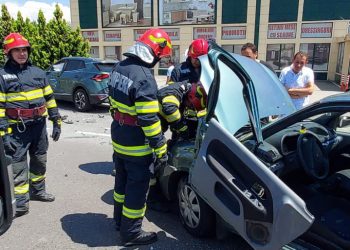 Accident rutier pe Aleea Sinaia