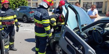 Accident rutier pe Aleea Sinaia