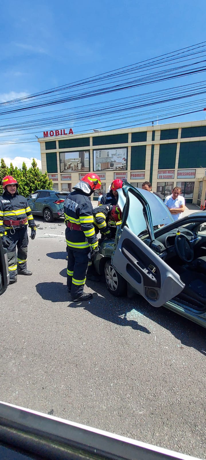 Accident rutier pe Aleea Sinaia