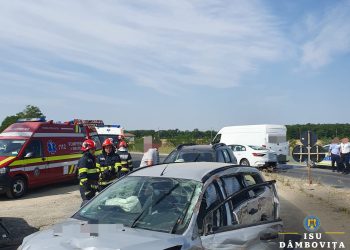 Accident rutier la intersecția DN 71 cu DJ 701- Moară Nouă