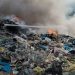 Video- Intervenție în cazul unui incendiu produs la o groapă de gunoi în orașul Titu