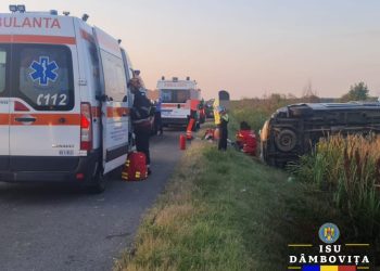 Accident rutier pe autostrada A1, la kilometrul 58, sensul spre București