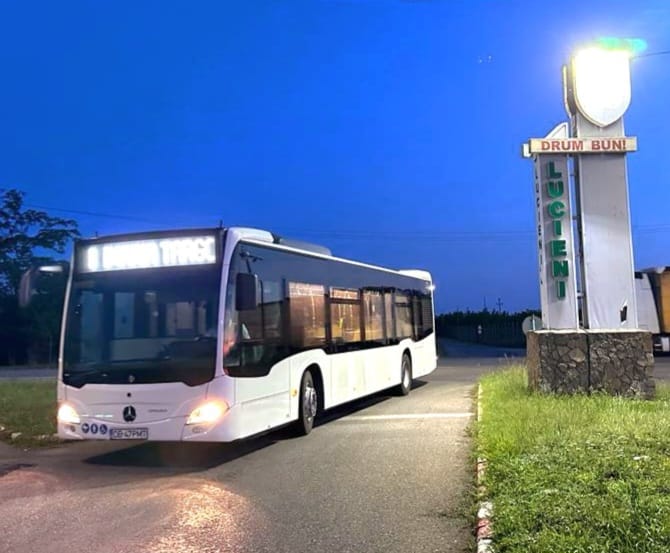 A doua dimineață în care cursele din zona periurbană sunt realizate de către operatorul de transport local târgoviștean cu noile autobuze Mercedes-Benz Citaro Hybrid!