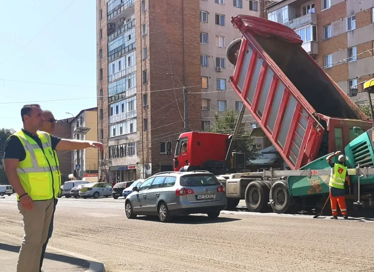 Lucrări de reabilitare pe mai multe străzi intens circulate din municipiul Târgoviște
