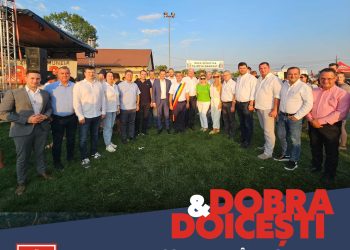 Echipa PSD Dâmbovița, în frunte cu președintele Corneliu Stefan, a fost prezentă la cele două serbări organizate ieri, la Dobra și Doicești.