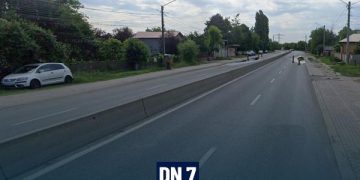 Au început lucrările la sistemul de evacuare a apelor de pe DN 7 din comuna Tărtășești