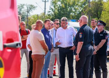 Premierul Marcel Ciolacu, prezent la locul tragediei de la Crevedia