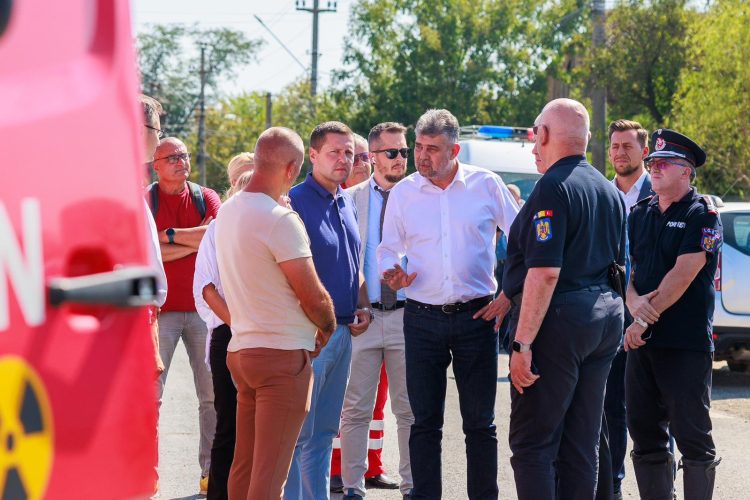 Premierul Marcel Ciolacu, prezent la locul tragediei de la Crevedia