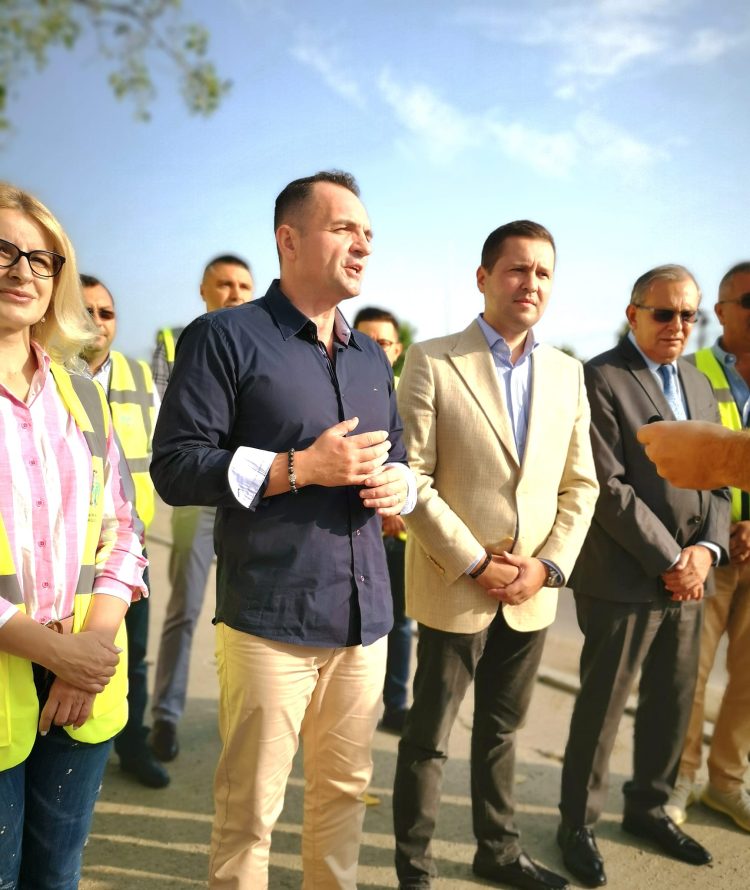 O nouă investiție se apropie de final! Strada Calea București din municipiul Târgoviște se transformă!