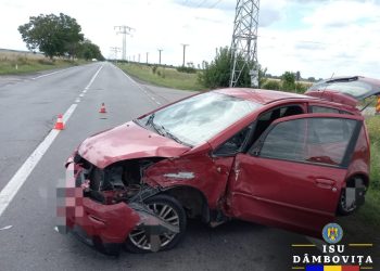 Eveniment rutier pe DN 71 între localitățile Ilfoveni și Mircea Voda