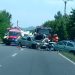 Intervenție în cazul unui accident rutier produs în comuna Brănești, sat Priboiu, DN 71