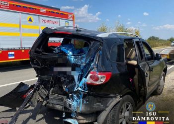 Eveniment rutier în comuna Uliești, sat Olteni, A1, km 64