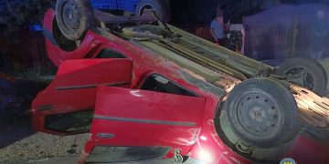 Eveniment rutier în localitatea Dumbrava, pe DN 72.