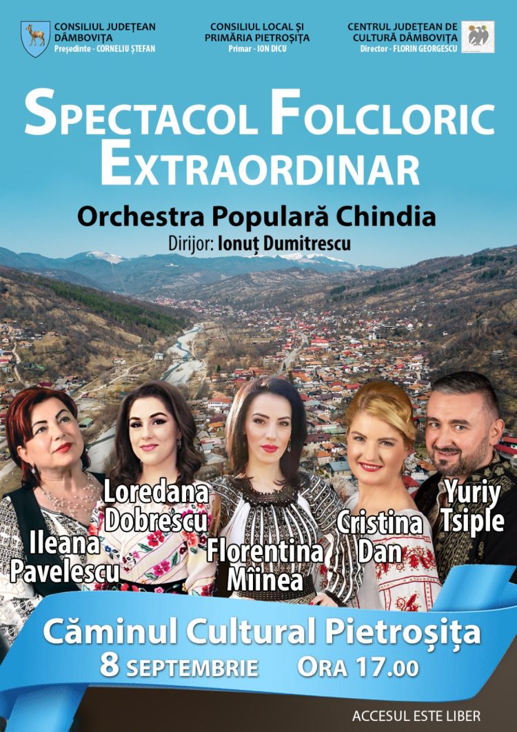 Vineri, 8 septembrie 2023, locuitorii comunei dâmbovițene Pietroșita îmbracă straie de sărbătoare