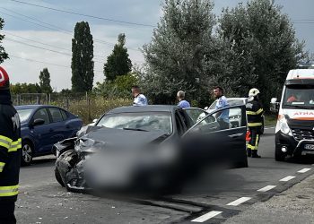 Video/Foto Intervenție în cazul unui eveniment rutier în localitatea Aninoasa