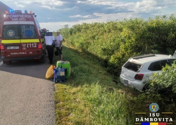 EVENIMENT RUTIER PE AUTOSTRADA A1 KM 75