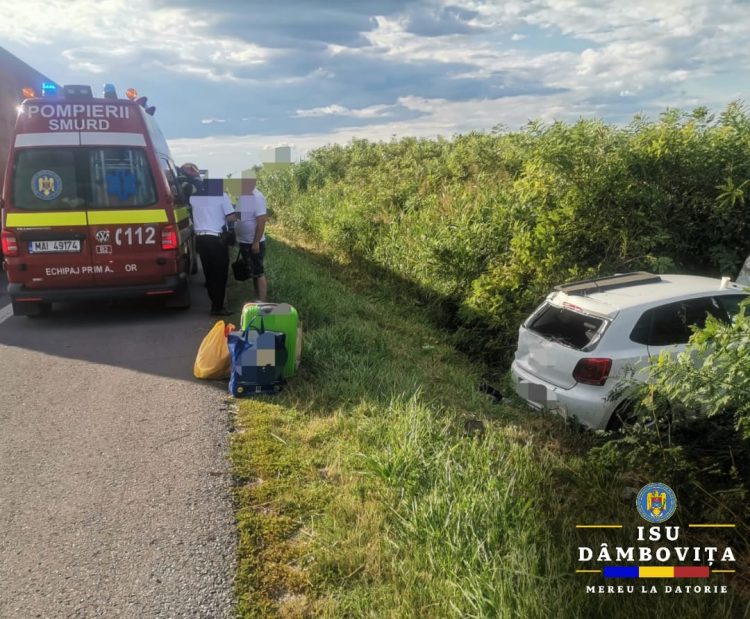 EVENIMENT RUTIER PE AUTOSTRADA A1 KM 75