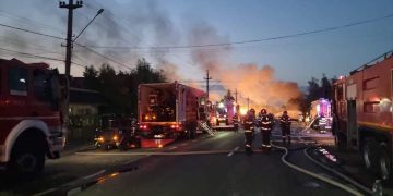 Completare incendiu Crevedia