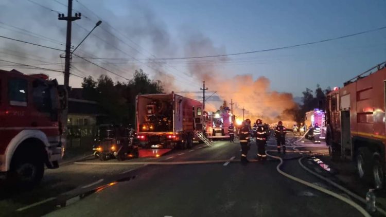Completare incendiu Crevedia