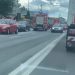 VIDEO-Eveniment rutier în municipiul Târgoviște, str. Aleea Sinaia