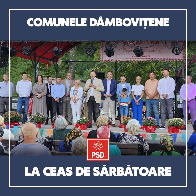 Echipa PSD Dâmbovița, în frunte cu președintele Corneliu Stefan, a participat la manifestările organizate cu ocazia Sărbătoririi Nașterii Maicii Domnului în mai multe localități