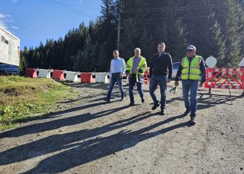 Lucrările de modernizare a drumului județean DJ 714,  Bolboci – Contur Lac Bolboci – Cheile Tătarului, sunt pe ultima sută de metri