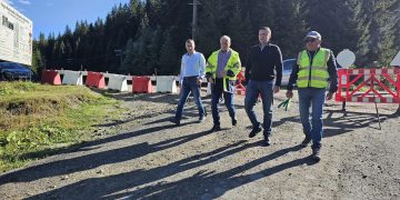 Lucrările de modernizare a drumului județean DJ 714, Bolboci – Contur Lac Bolboci – Cheile Tătarului, sunt pe ultima sută de metri
