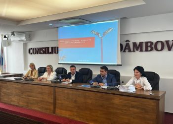 Conducerea CJD alături de președintele Administrației Fondului pentru Mediu, Laurențiu Neculaescu anunță investiții majore pentru modernizarea iluminatului public din comunele dâmbovițene