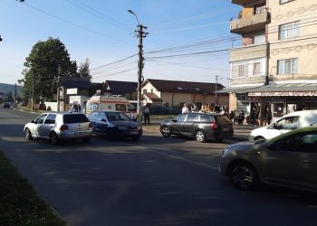 Accident rutier în orașul Pucioasa