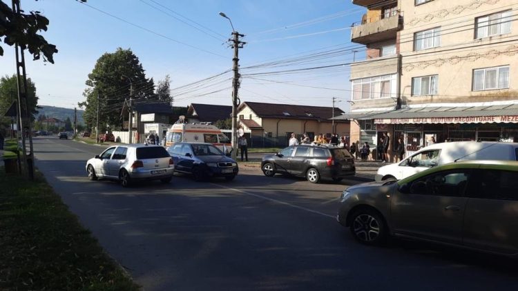 Accident rutier în orașul Pucioasa